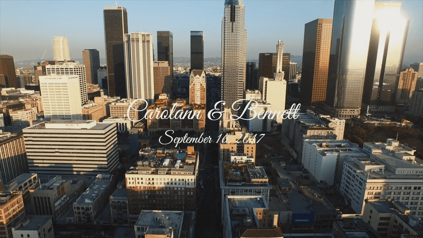 LA Athletic Club Wedding Venue | Wedding Video Carolann & Bennett
