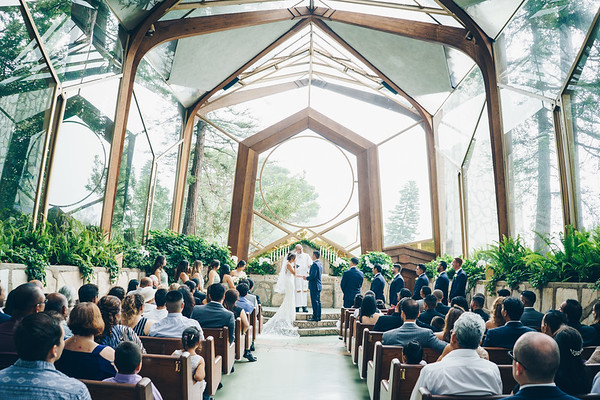 Wayfarers Chapel Los Angeles, CA - wedding photography in California - 1